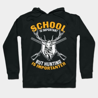 Live Free And Hunt Hard - Big Racks Matter - Funny Deer Buck Hunting Hoodie